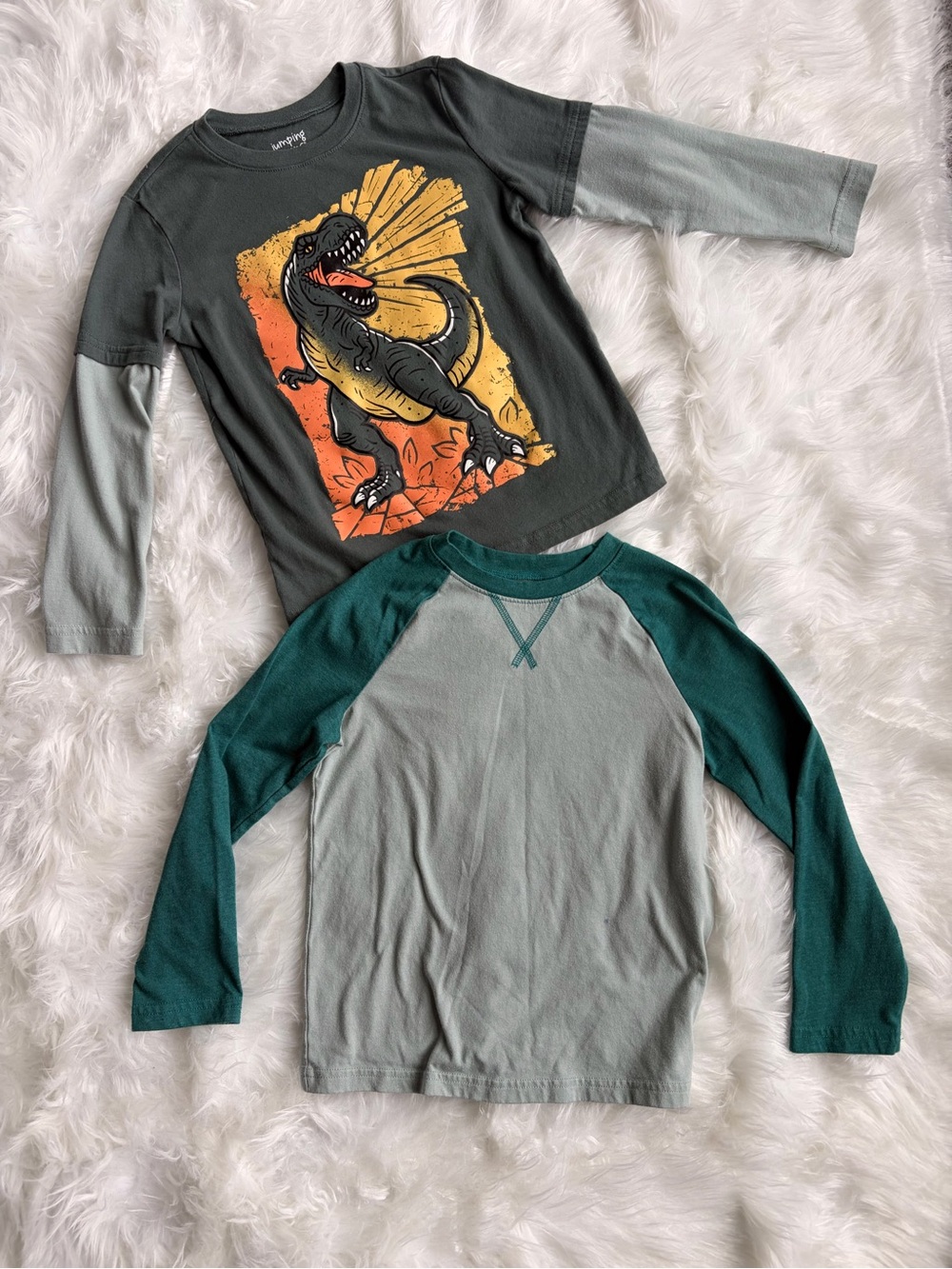 Jumping Beans Green Long Sleeve tee Bundle